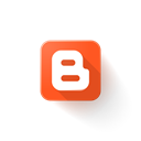 Logo, Blogspot Black icon