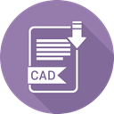 File, cad, file format, Extensiom Icon