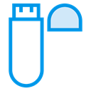 Usb, Flash, wireless, Data, Dongle, Receiver, connector Icon