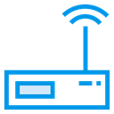 router, signal, Wifi, wireless, internet, Connection, Device Black icon