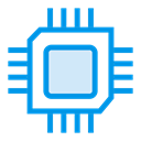 Chip, microchip, Cpu, pc, Applet, electronics, proceesor DodgerBlue icon