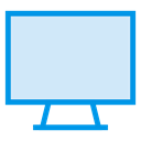technology, Display, Desktop, Computer, monitor, screen, television Icon