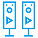 voice, Broadcast, speaker, volume, Device, Multimedia, sound DodgerBlue icon