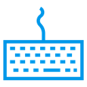 media, Keyboard, Apple, hardware, product, technology, typing Black icon