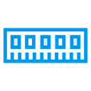 hardware, Chip, ram, Memorycard, memory, technology, electronics Black icon