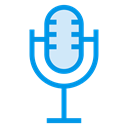 mic, Audio, voice, Microphone, sound, speak, record Black icon