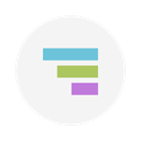 management, project, statistics, Analysis, gantt, teamgantt WhiteSmoke icon