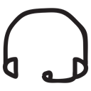 speaker, support, volume, Device, voice, Headphone, recording Black icon