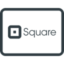 send, online, square, payments, Money, pay, credit Black icon