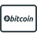 send, Money, ecommerce, pay, credit, payments, Bitcoin Black icon