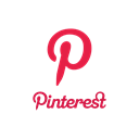 Logo, website, pinterest, pinterest logo Black icon