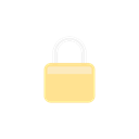 Lock, security, padlock, general settings Black icon