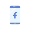 phone, Logo, Iphone, facebook logo Black icon