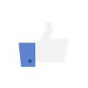 Hand, Like, thumbs up, Approved Black icon