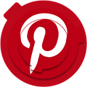 media, network, social media, Social, pinterest, pinterest logo, socialmedia Firebrick icon