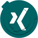 media, network, Logo, Social, Xing, socialmedia, Xing icon Teal icon