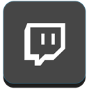 media, social media, Social, Twitch DarkSlateGray icon