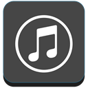 Apple, Note, itunes DarkSlateGray icon