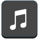 music, Apple, Note, apple music DarkSlateGray icon