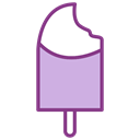 food, Snow, Dessert, sweet, Ice cream Black icon