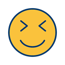 Face, smiley, wink, Emoticon SandyBrown icon