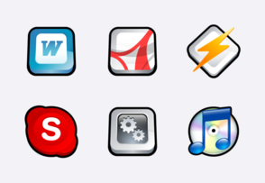 3D Cartoons III LightGray Icon