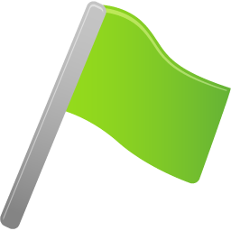 green, flag icon