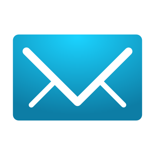 Icon SMS Blue Square