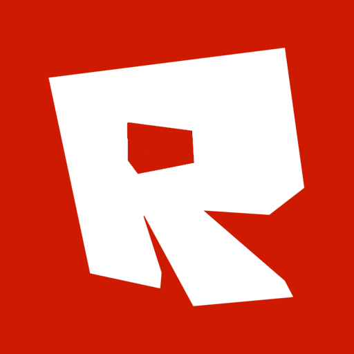 Download White Roblox Logo On Red Wallpaper