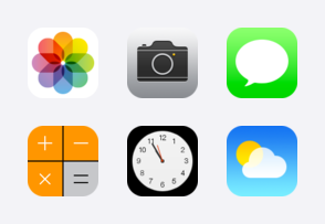 apple ios 7 icons