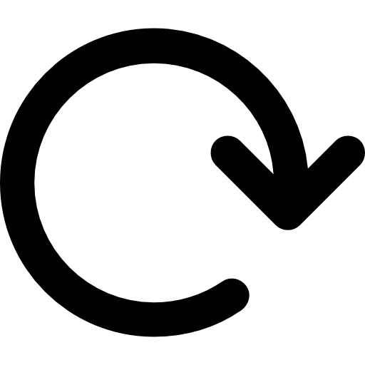 Clockwise Arrow, clockwise, Direction, Arrows, Directional Sign icon