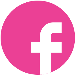 Facebook Round Pink Media Social Icon Facebook Round Pink Media Social Icon