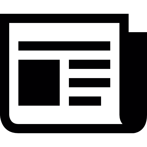 Daily News Report News Reporter Interface News Information Icon