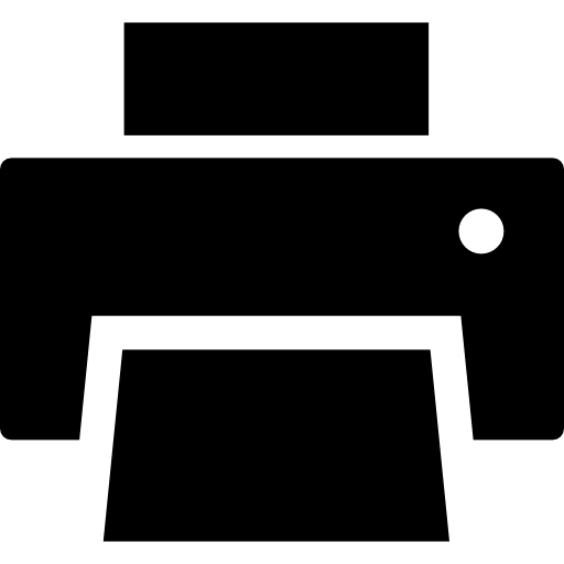 Printed, Print, office, paper, printing, machine, technology icon