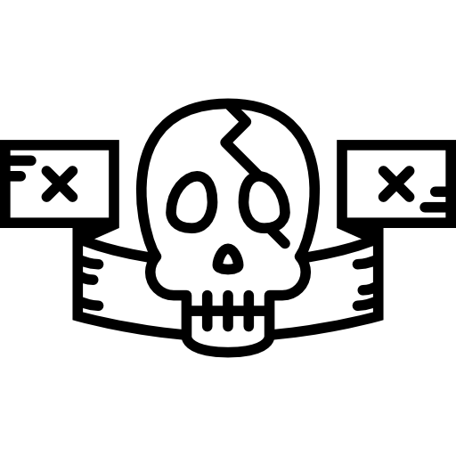 death, Bones, Dead, symbol icon