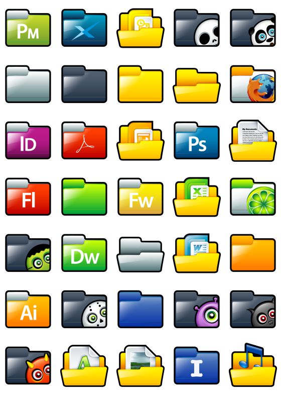 Sleek XP: Folders Icon