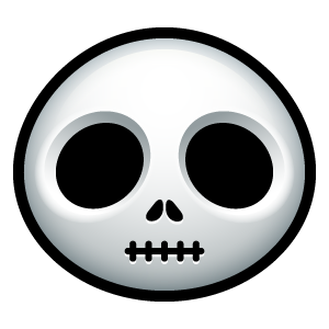 avatar halloween skellington jack face icon 64 x 64 avatar