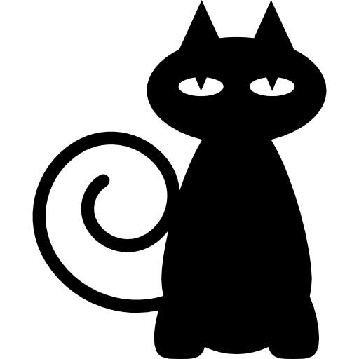 Black cat - Free animals icons