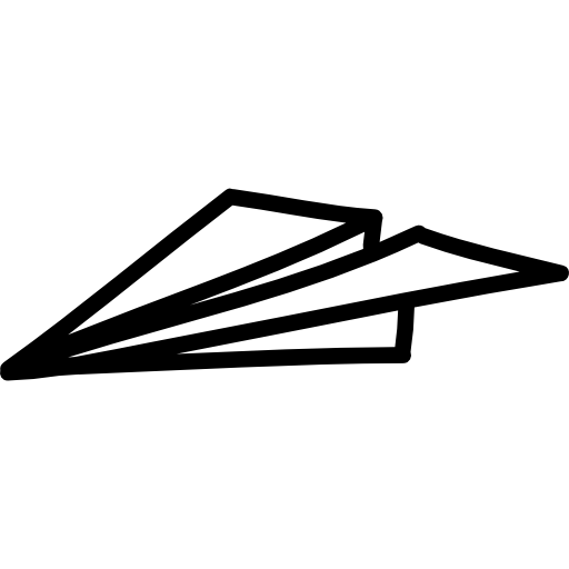 Planes, shape, shapes, paper plane, paper, hand drawn, outline, Paper ...