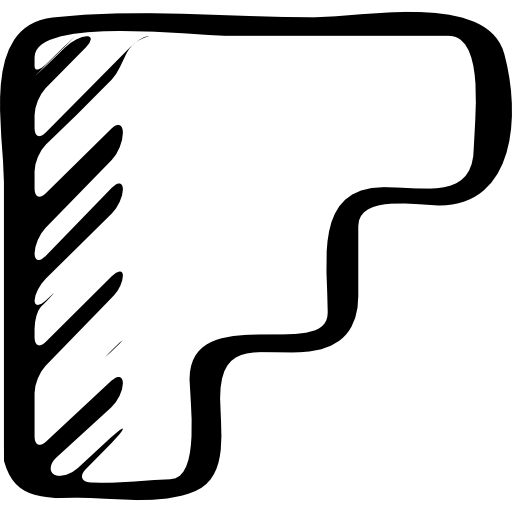 Sketch Outline Logotype Flipboard Sketched Symbol Logo Social Sketched Social Icon