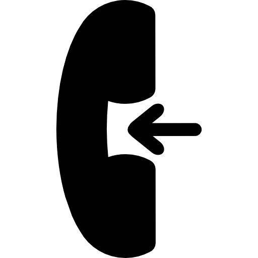 Arrow, symbol, interface, phones, phone, symbols, Auricular,