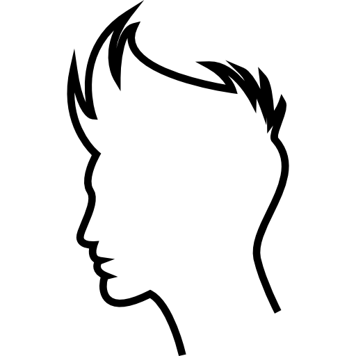Hair Shape, Hair Salon, Man, hair, outline, shape, male, people icon