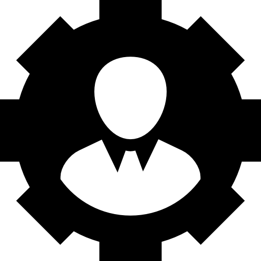 Gear, interface, person, configuration, symbol, Startup Icons, Man ...