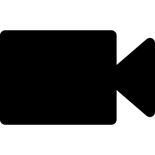Camera, tool, filled, video, video camera, cinema, film icon