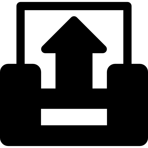 up arrow, Folder, extract, button, interface, File icon