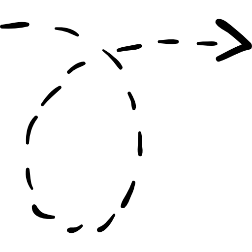 right arrow, Trajectory, Arrows, Direction, rotation icon