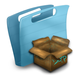 Folder, pack, package icon