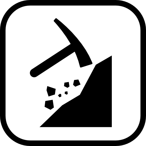 Mines, Maps And Flags, mine, Working, Construction, signal, job icon
