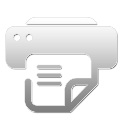 Fax, And, Print, printer icon