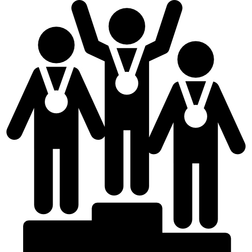 cup, sports, Podium, Champions, award, medals, Olympic Games icon